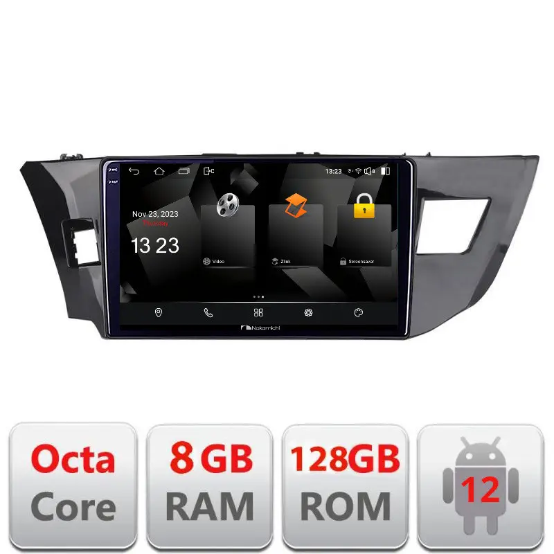 Navigatie Toyota Corolla 2013-2017 Android 8+128GB QLED 2K 4G Reducere de preț