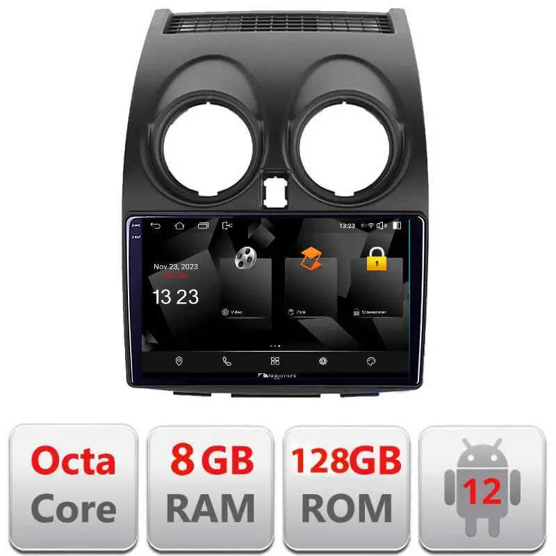Reducere Navigație dedicată Nissan Qashqai 2007-2013 Android 12, 8GB RAM, 128GB