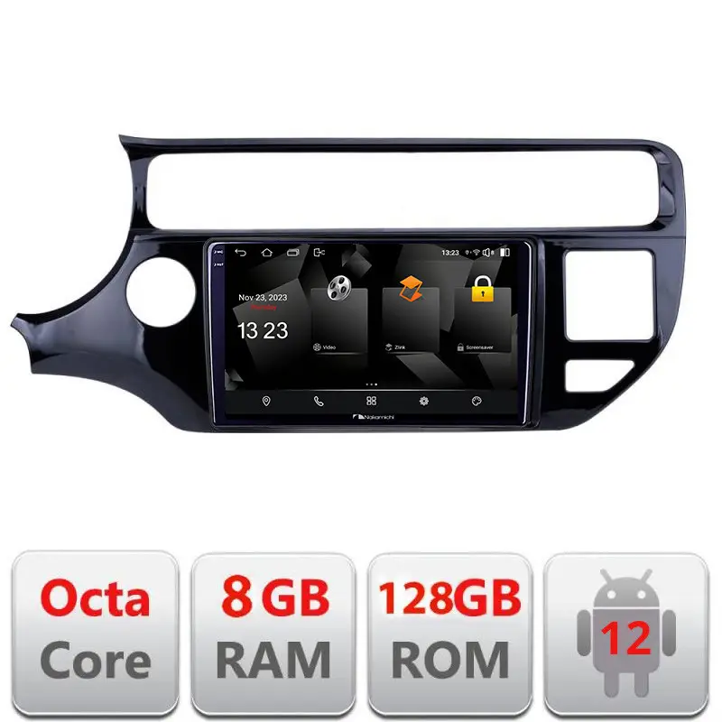 Premium Navigație Android Kia Rio 2014-2017 2K QLED Octa Core 8GB+128GB