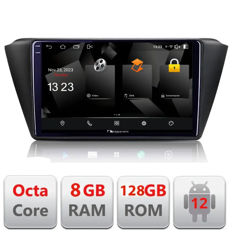 Ofertă exclusivă Navigatie Android Skoda Fabia 2015+ 2K QLED 8GB RAM 128GB 4G DSP