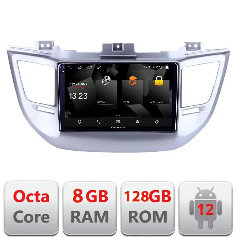 Navigatie Hyundai Tucson 2015-2019 Android 12 2K QLED 8GB RAM 128GB Doar azi