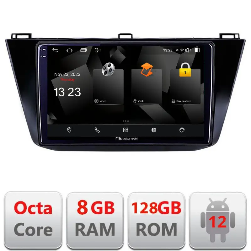 Reducere de preț Navigatie dedicata VW Tiguan 2016+ Android 12, 8GB RAM, 128GB, 2K QLED