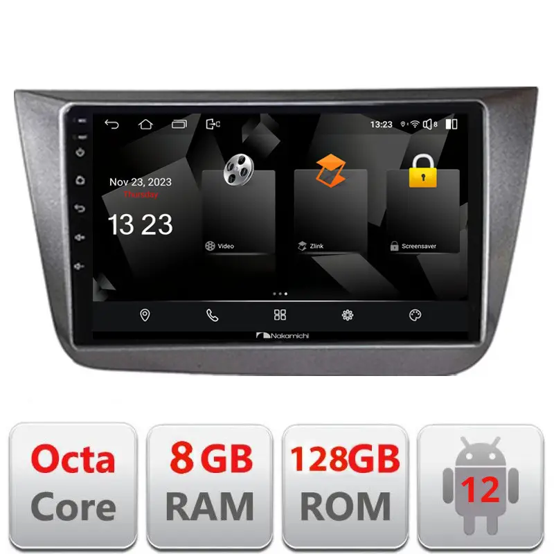 Navigație Android Seat Altea 2005-2014, 8GB RAM, 128GB, CarPlay Premium