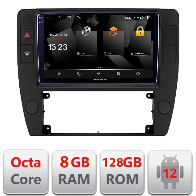 Navigație dedicată VW Passat B5 1997-2004 Android 12, 8GB RAM, 128GB Cel mai bun preț