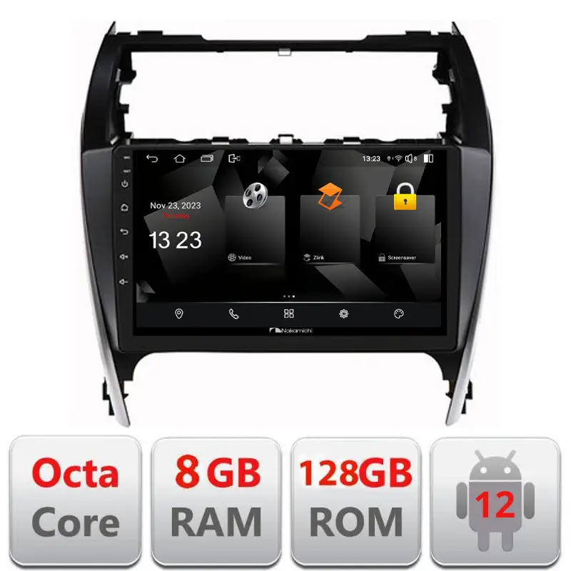 Preferatul clienților Navigație Android Toyota Camry 2012-2018, 8GB RAM, 128GB, CarPlay
