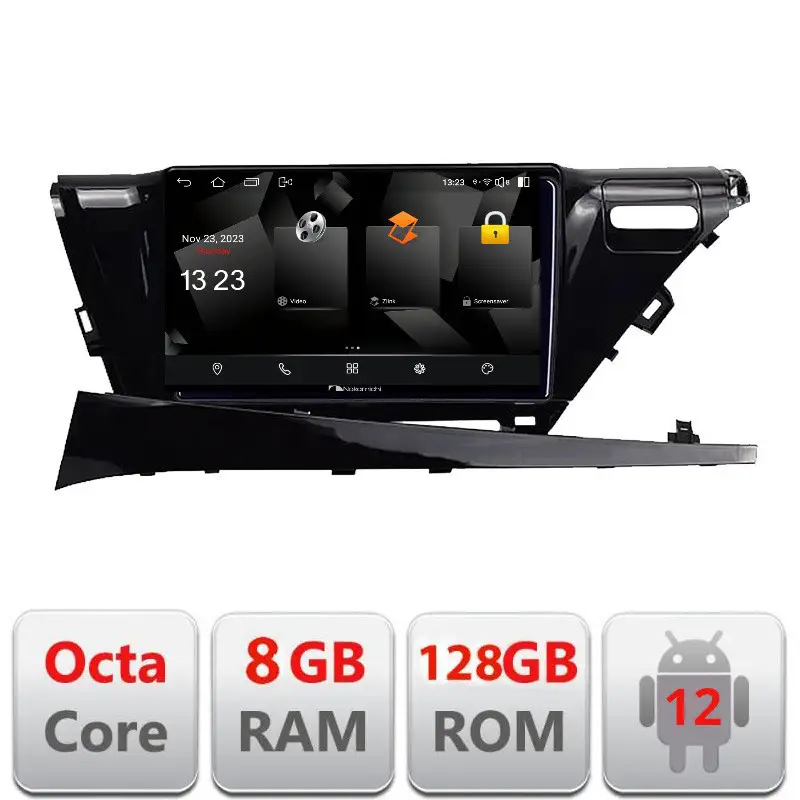 Preț redus Navigație Toyota Camry 2017-2021 Android 12 2K QLED 8GB+128GB 4G