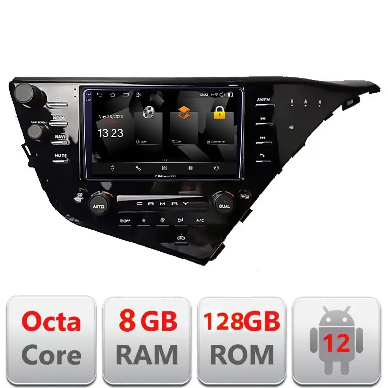Expediere rapidă Navigație Toyota Camry 2017-2021 Android 2K QLED 8GB+128GB DSP 4G