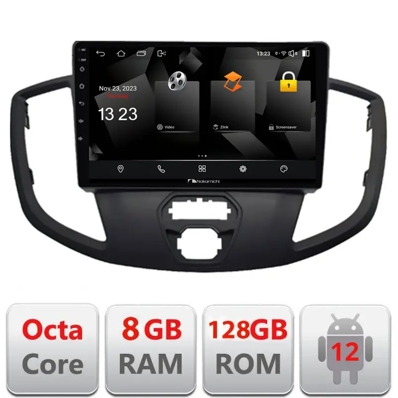 Ultima șansă Navigație Android Ford Transit V363 2015-2021, 8GB RAM, 128GB, CarPlay