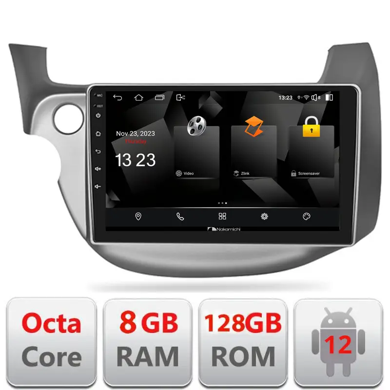 Navigație Android Honda Fit 2008-2013, 8GB RAM, 128GB, CarPlay Ultima șansă