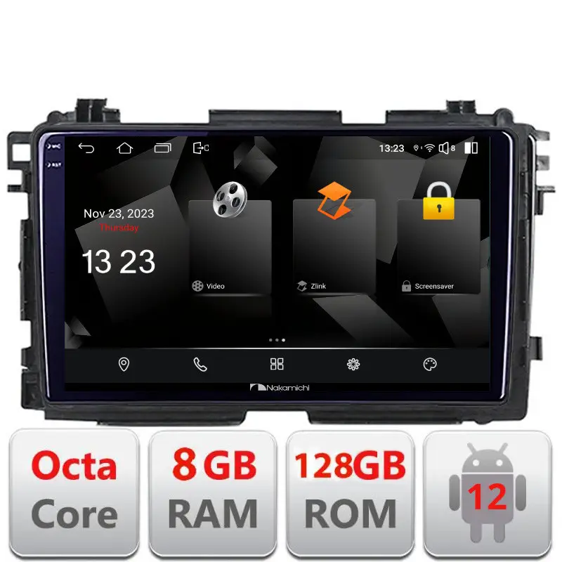 Preferatul clienților Navigație Honda HR-V 2013-2018 Android 2K QLED 8GB RAM 128GB