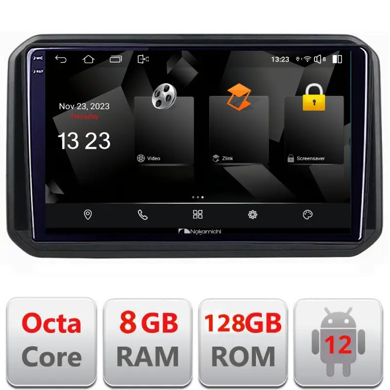 Super ofertă Navigatie Suzuki Ignis 2016+ Android 2K QLED 8GB RAM 128GB DSP 4G