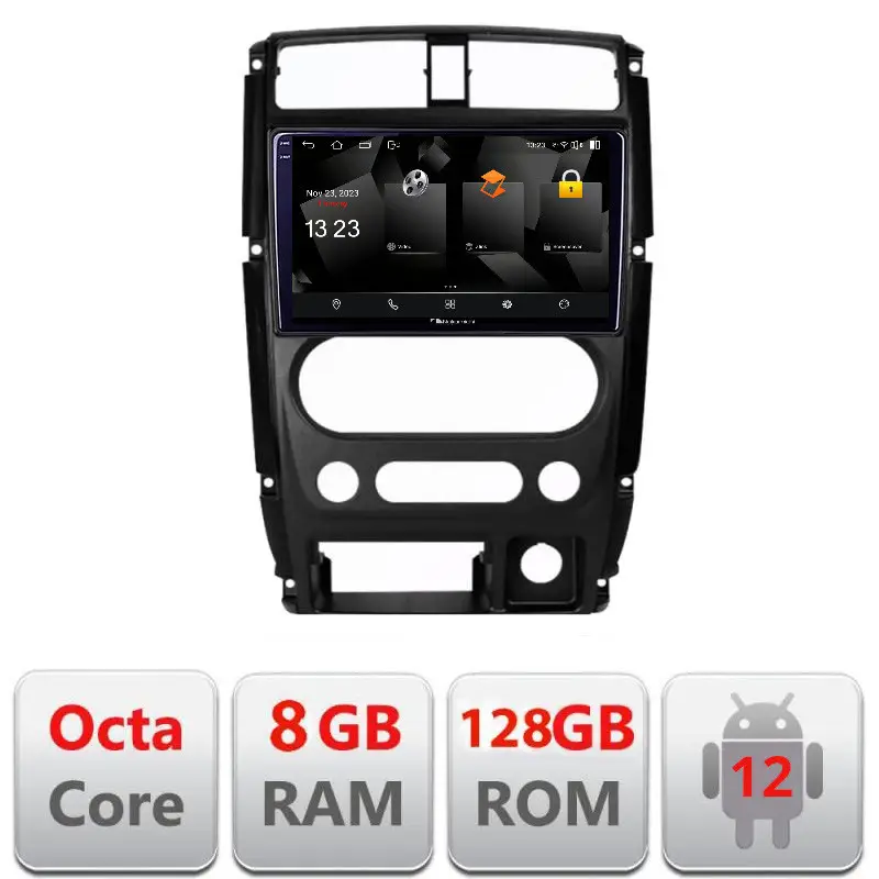 Ofertă limitată Navigație Suzuki Jimny 2007-2016 Android 8GB RAM 128GB QLED 2K 4G