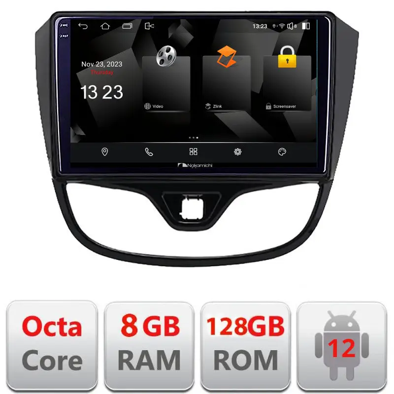 Navigație Opel Karl 2017+ Android Octa Core QLED 2K 8GB RAM 128GB Lichidare de stoc