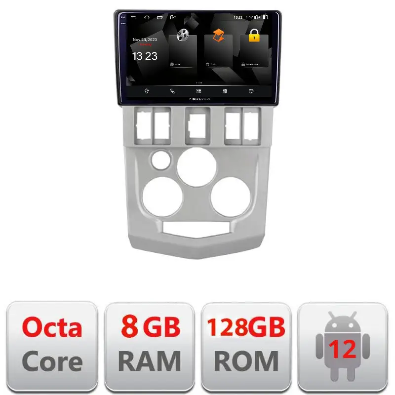 Navigatie dedicata Dacia Logan 1 2003-2010 Android 12 8GB RAM 128GB Cel mai bun preț
