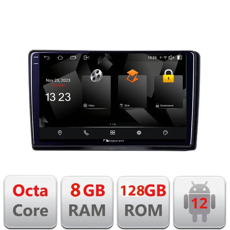 Retur ușor Navigație Nissan Navara 2006-2014 Android 12, 2K QLED, 8GB RAM, 128GB
