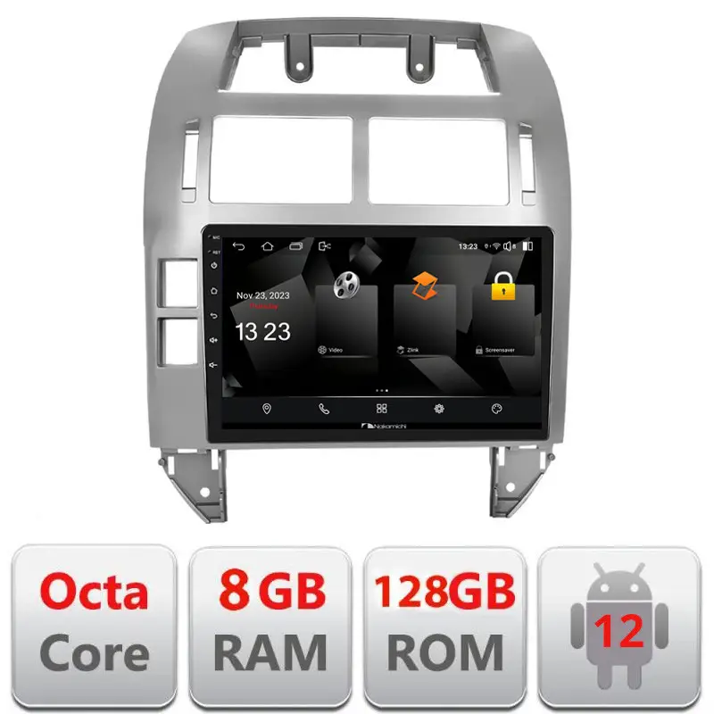Reducere Navigație Android VW Polo 2004-2011, 8GB RAM, 128GB, CarPlay, Android Auto