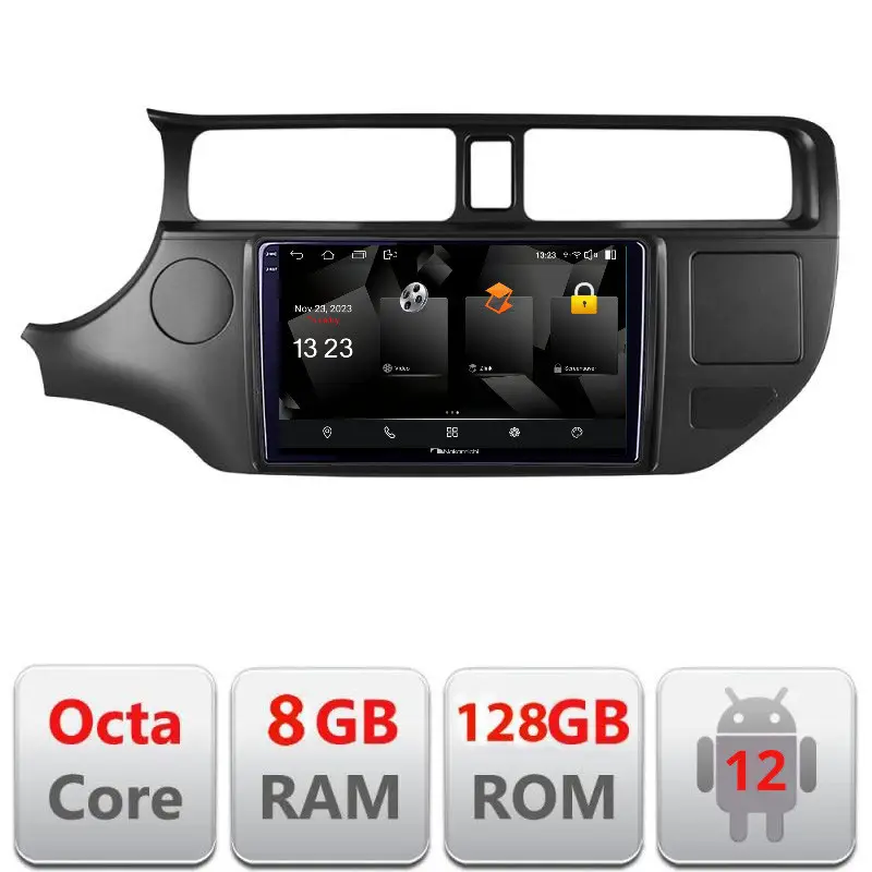 Reduceri Navigatie Android Kia Rio 2011-2014 2K QLED Octa Core 8GB+128GB