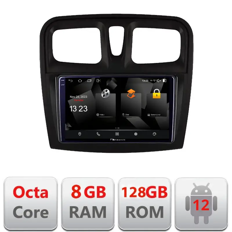 Promoție Navigație Android Dacia Sandero 2012-2020, Octa-Core, 8GB RAM, 128GB