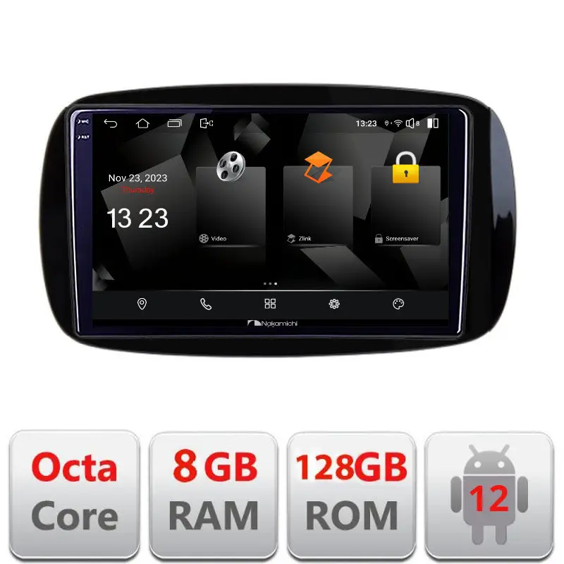 Navigatie Smart ForTwo 2015+ Android 12, 2K QLED, 8GB RAM, 128GB Ofertă limitată