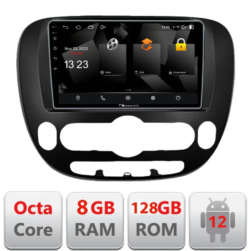 Reducere specială Navigație Android Kia Soul 2014-2019, 8GB RAM, 128GB, CarPlay