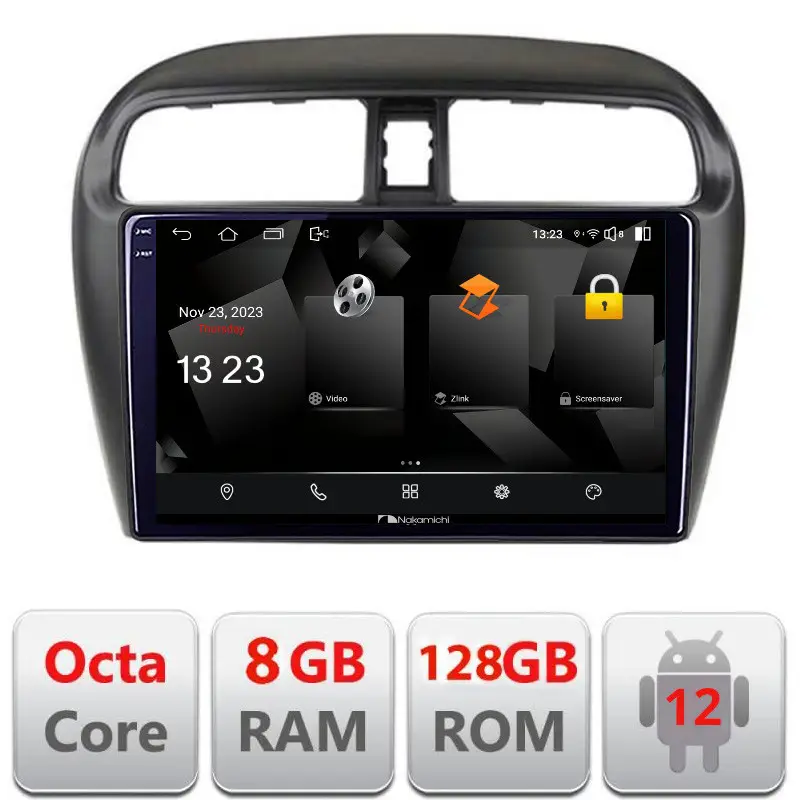 Navigatie Android Mitsubishi Space Star 2012+ 2K QLED 8GB RAM 128GB 4G Ieftin
