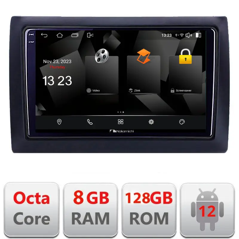 Reducere extra Navigație dedicată Fiat Stilo cu Android 12, 8GB RAM, 128GB și ecran 2K QLED