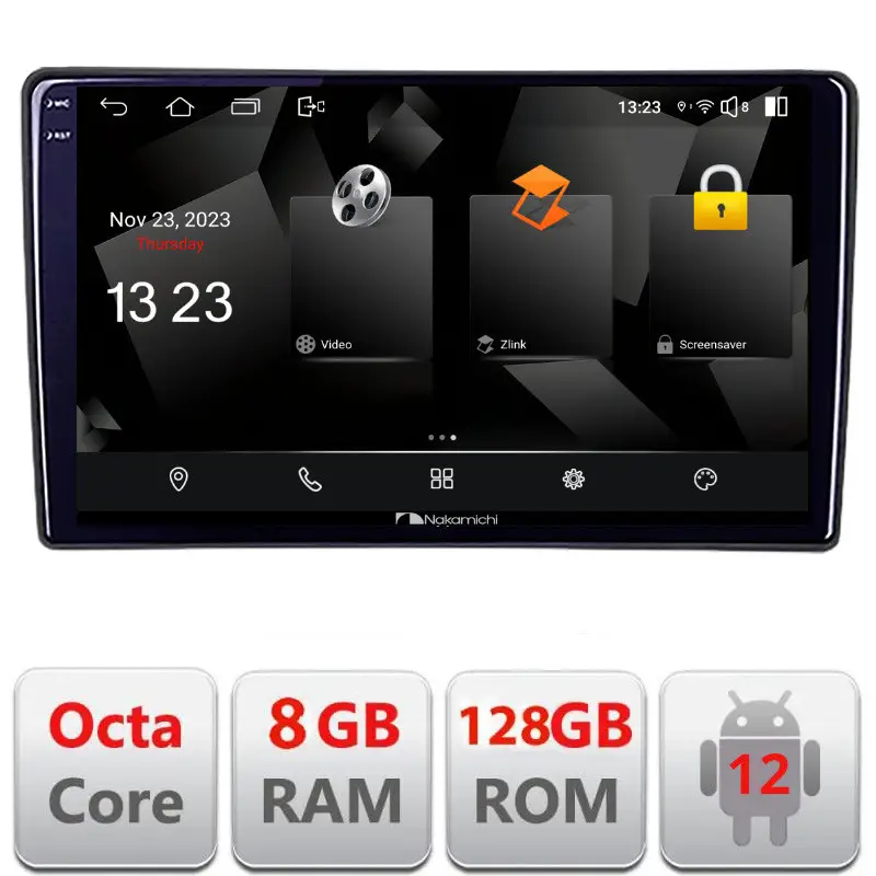 Navigatie Android Fiat Tipo 2020 cu ecran 2K QLED, 8GB RAM si 128GB Retur ușor