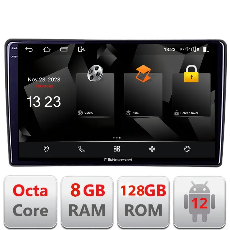 Preț mic Navigație Toyota Android cu GPS, CarPlay, Android Auto, 8GB RAM și 128GB