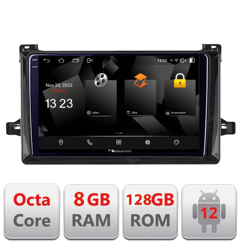 Ofertă Navigație Toyota Prius 2015+ Android 12 QLED 2K, 8GB RAM, 128GB, 4G