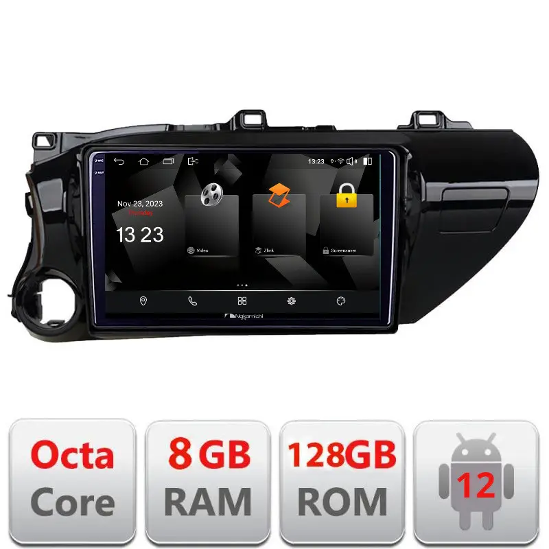 Navigație Android Toyota Hilux 2016+ 2K QLED 8GB RAM 128GB 4G Preț mic