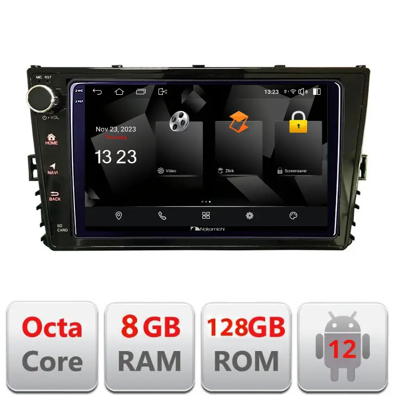 Disponibil imediat Navigație dedicată VW 2018+ Android 2K QLED 8GB RAM 128GB 4G DSP
