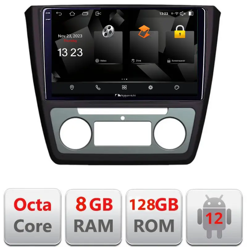 Navigație Android Skoda Yeti 2009-2014, 2K QLED, 8GB RAM, 128GB Plată sigură
