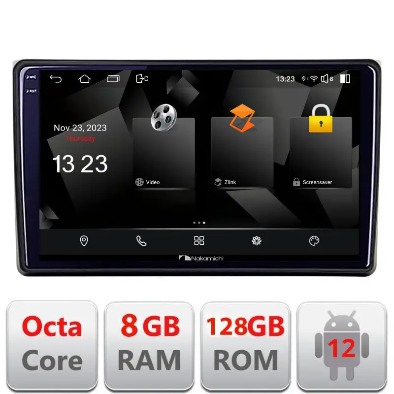 Calitate înaltă Navigație Audi A4 B6 / Seat Exeo Android 12 2K QLED 8GB+128GB 4G