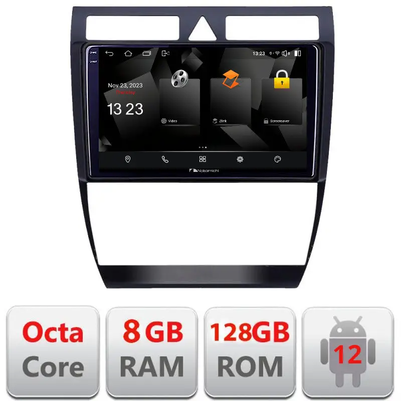 Navigatie Android 12 pentru Audi A6 C5, 2K QLED, 8GB RAM, 128GB Popular