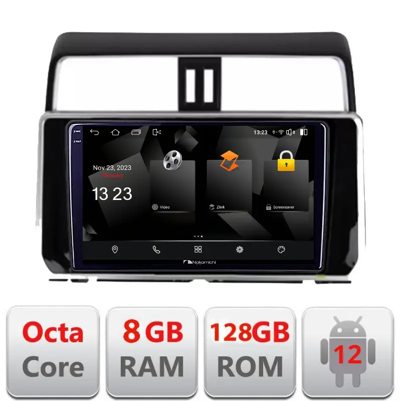 Navigație Toyota Prado J150 2018+ Android 12 QLED 2K 8GB RAM 128GB 4G Reduceri