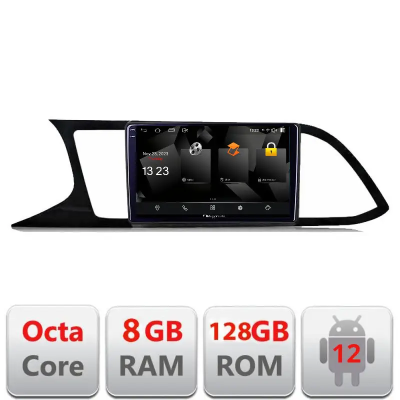 Navigație Seat Leon 2014-2020 Android 12 QLED 2K 8GB RAM 128GB 4G Reducere de preț
