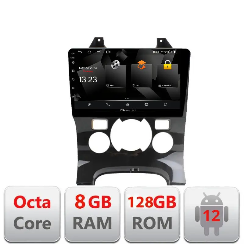 Reducere extra Navigatie Peugeot 3008 Android 12, 2K QLED, 8GB RAM, 128GB