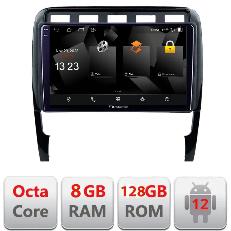 Plată securizată Navigatie Android Porsche Cayenne 2002-2011 2K QLED 8GB RAM 128GB