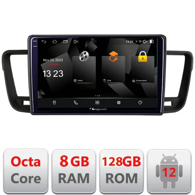 Navigatie Peugeot 508 2010-2018 Android 2K QLED Octa Core 8GB RAM 128GB Reducere specială