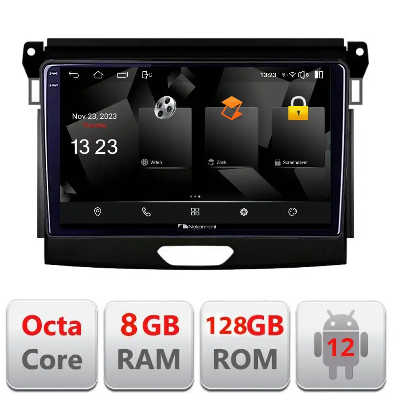 Preț promoțional Navigatie Ford Ranger Android 2K QLED 8GB RAM 128GB, 4G, DSP, 360