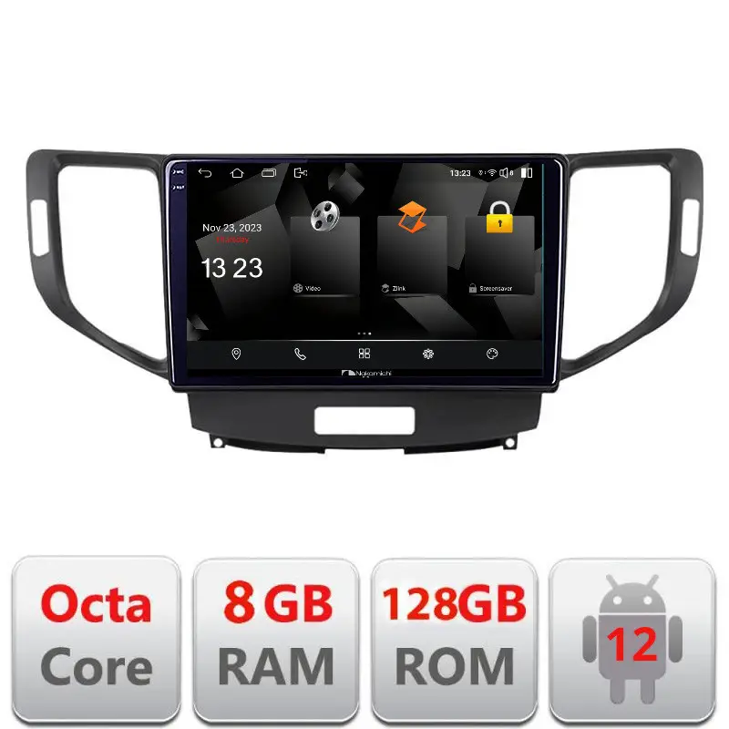 Ultima șansă Navigație dedicată Honda Accord 2008-2012 Android 12, 2K QLED, 8GB+128GB