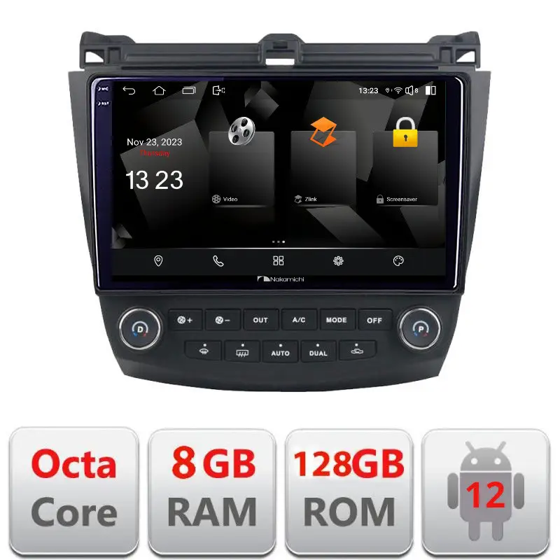 Navigatie Android Honda Accord 2004-2008, 2K QLED, 8GB RAM, 128GB Reducere de preț