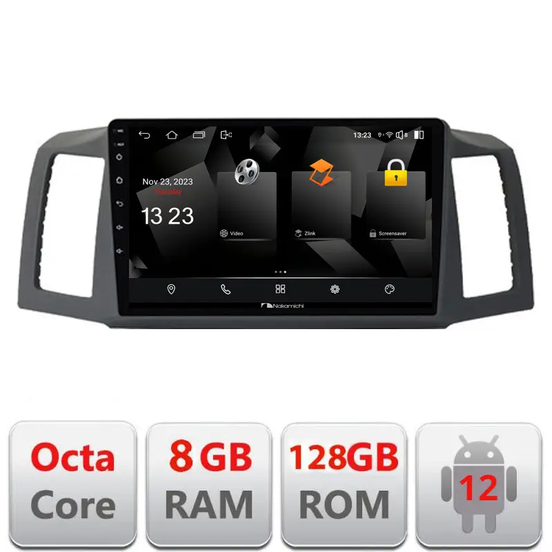 Navigație Android Jeep Grand Cherokee 2008-2010, 8GB RAM, 128GB, CarPlay Cel mai bun preț
