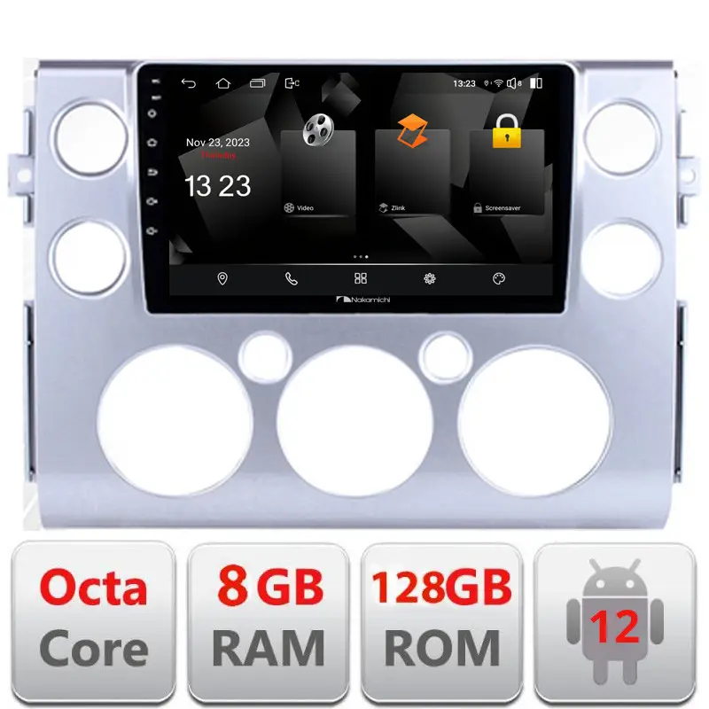 Chilipir Navigație Android Toyota FJ Cruiser 2006-2020, 8GB RAM, 128GB, CarPlay