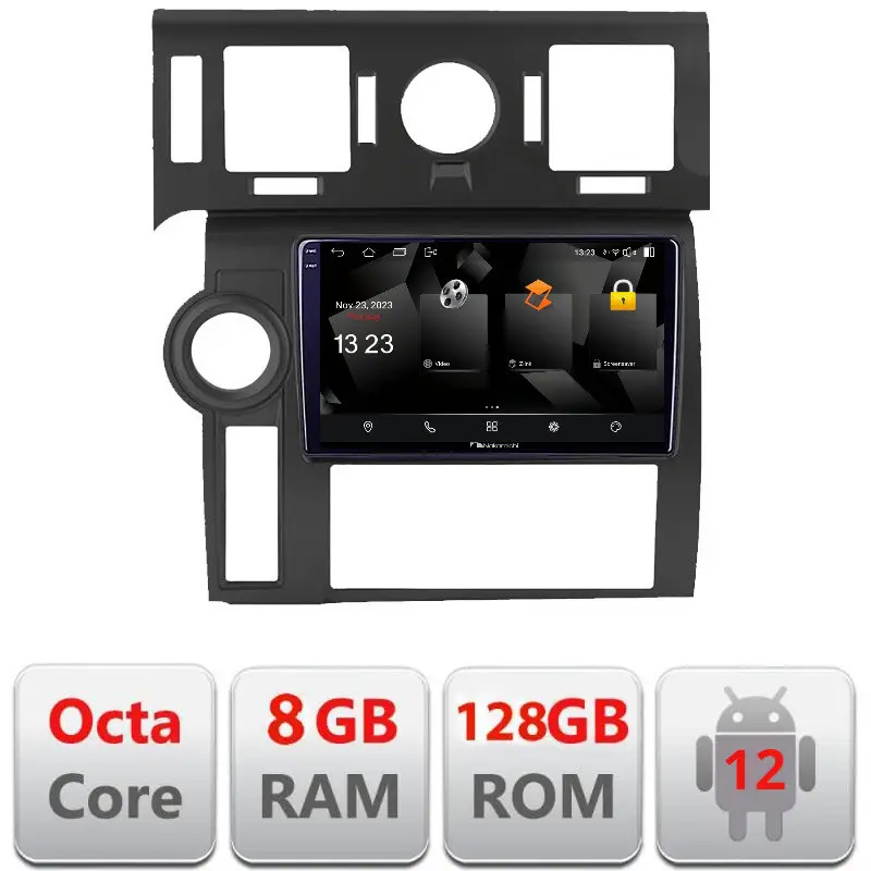 Expediere rapidă Navigație Android Hummer H2 2008-2010, 2K QLED, 8GB RAM, 128GB