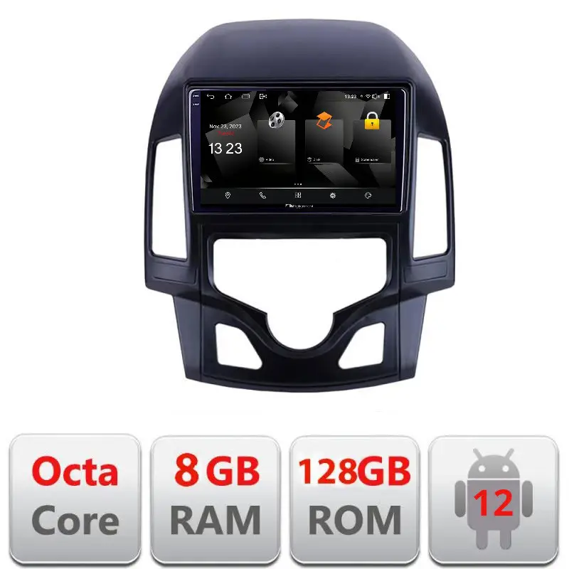 Navigație Hyundai i30 2009-2012 pentru climatizare automată, Android 12, 8+128GB Doar azi