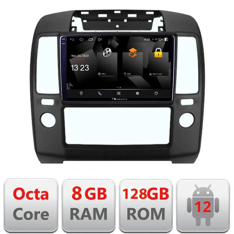 Navigație Nissan Navara Pathfinder 2005-2010 Android 8+128GB 2K QLED Doar azi