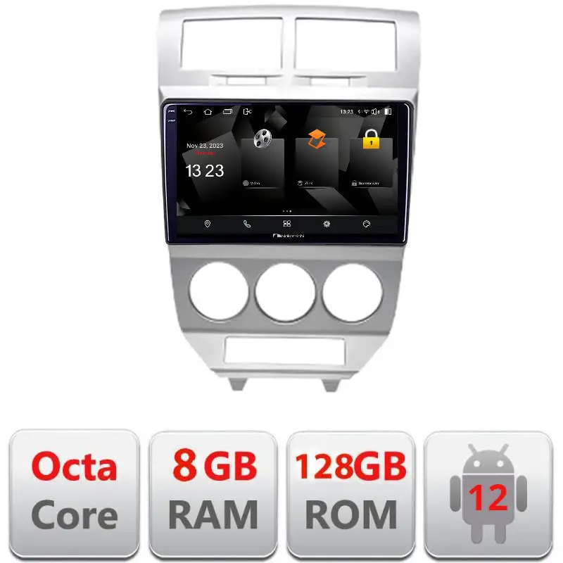 Navigatie Dodge Caliber 2006-2010 Android 12, 8GB RAM, 128GB, 2K QLED Noutate