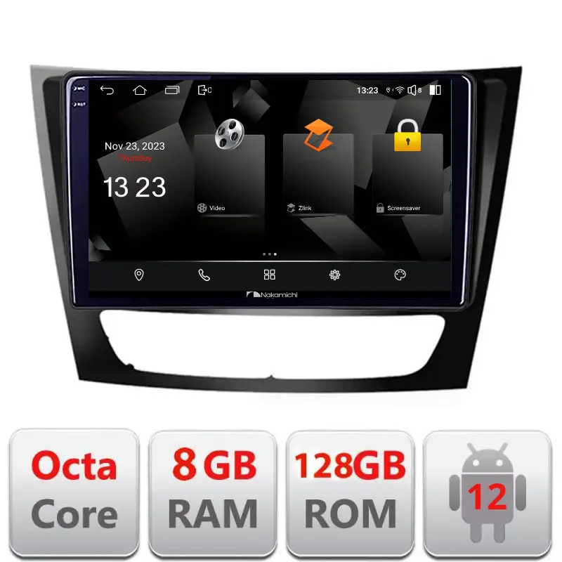 Navigație Android Mercedes W211 W219 cu ecran 2K QLED, 8GB RAM și 128GB Ofertă exclusivă