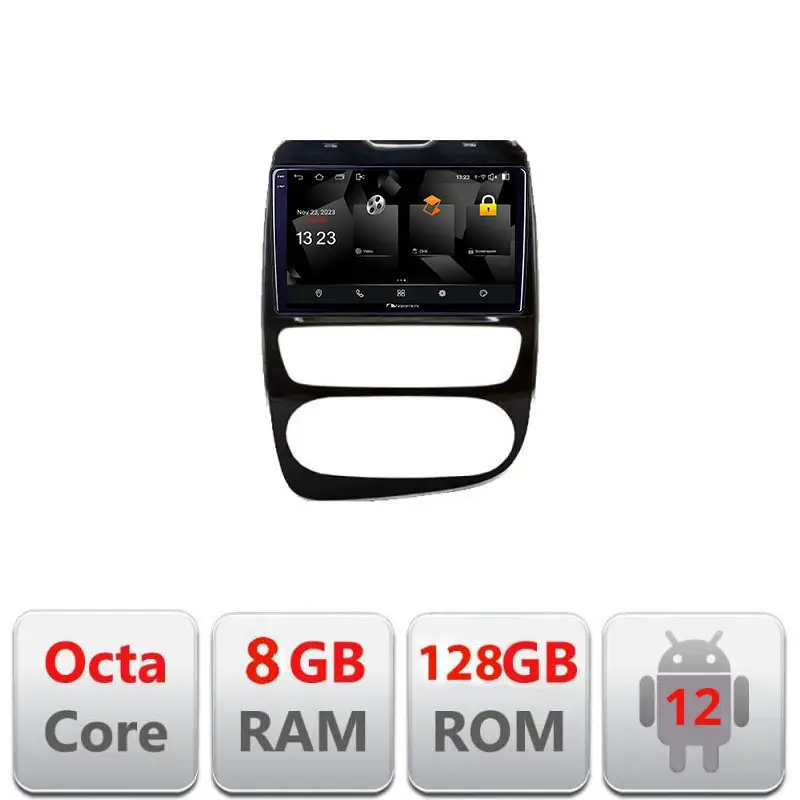 Navigație Renault Clio 4 Android QLED 2K Octa Core 8GB RAM 128GB Preț redus